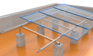 Bifacial Vertical Solar System