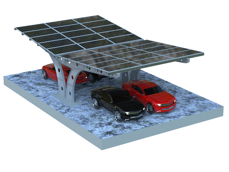 Solar Carport Double Cantilever System