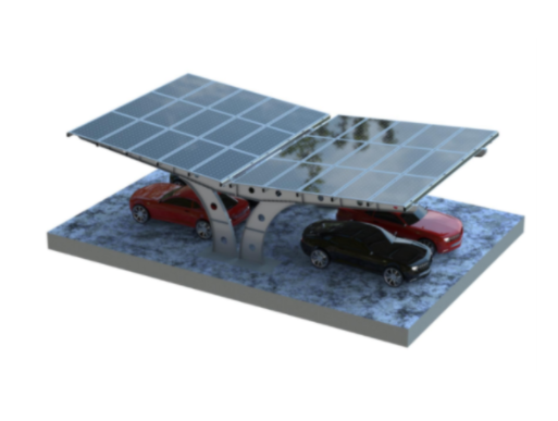 Aumente el valor del estacionamiento comercial con una cochera solar de acero al carbono tipo Y